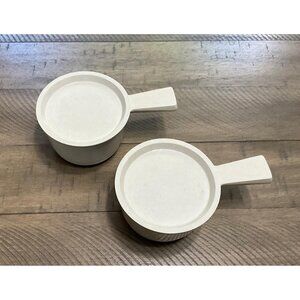 Nordic Ware Soup 'R Mugs With Lids Lot Of 2 Microwave & Conventional Oven Safe